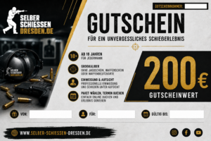 Selber schießen Dresden - Gutschein zum Ausdrucken